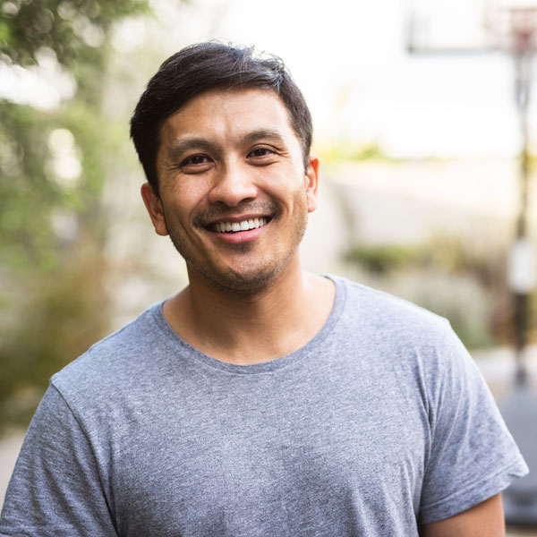 Man happy after Restorative Dental treatment in Livonia, MI